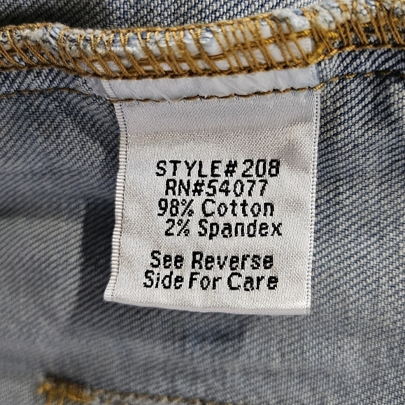 CAbi Manhattan Beach Layered Look Denim Jacket 98% Cotton 2% Spandex Size M - Picture 8 of 8